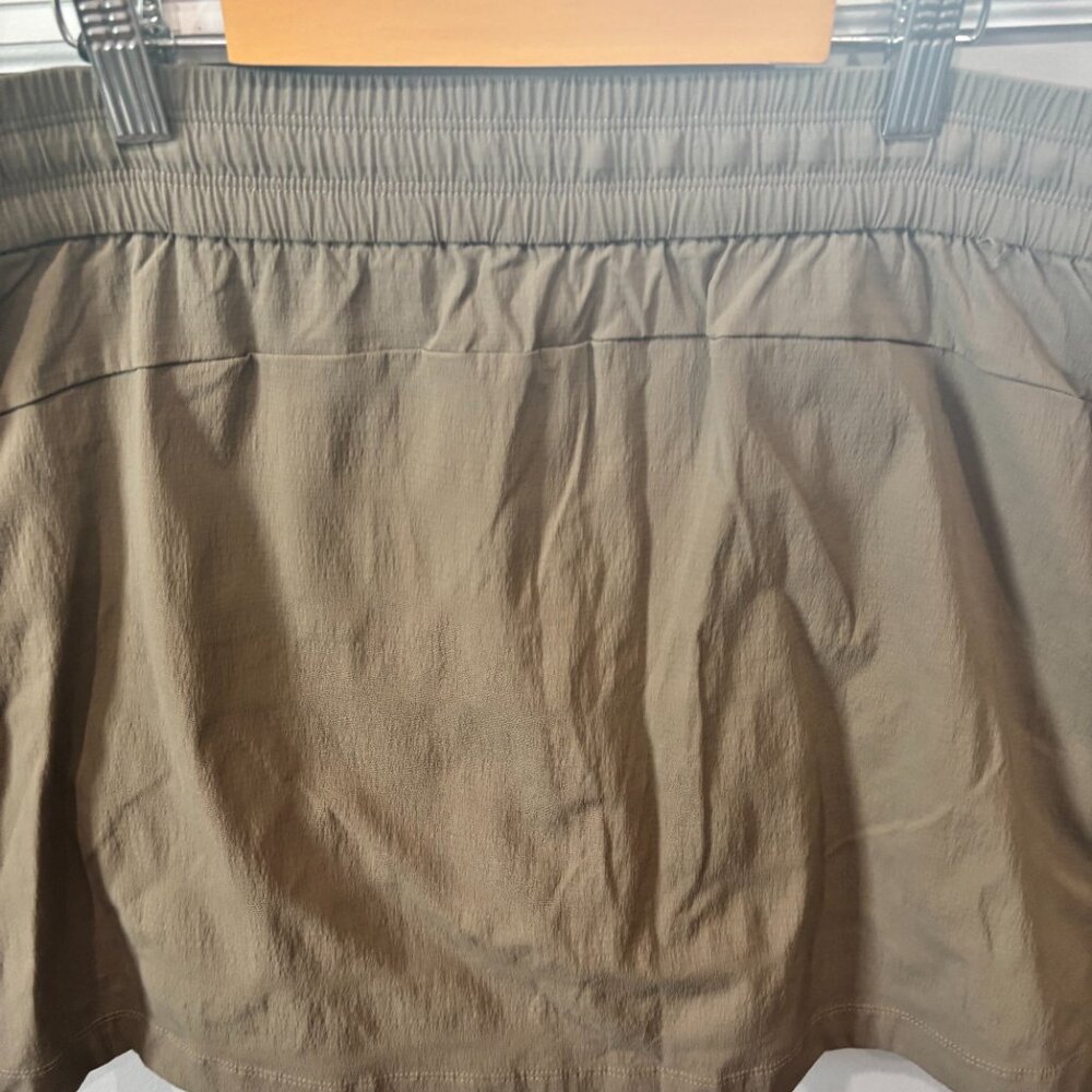 Athleta Women Trekkie North Mid Rise 15" Skort SZ: XL Clay color - Picture 9 of 13